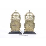 A 17th Century style brass lantern clock by Thomas Mudge,