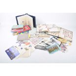 A large collection of stamp albums To include loose stamps, commemorative first day editions,