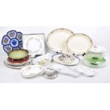 A quantity of decorative dinner and tea wares To include a 19th Century Japan pattern breakfast cup