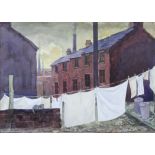 Isobel Barber FRSA (1914-2001) - 'Northern Homes' Watercolour, signed, bears labels verso,