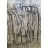 John Thompson (1924-2011) 'Group Series' Watercolour, signed and numbered 843,