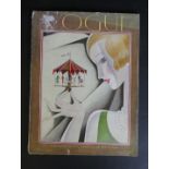 An original Art Deco Vogue magazine March 1928