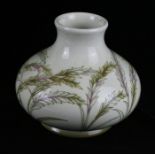 A Walter Moorcroft vase of baluster form Decorated in the 'Waving Corn' pattern on an ivory ground,