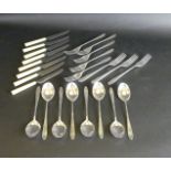 David Mellor for Walker & Hall silver-plated flatware service Decorated in the 'Pride' pattern,