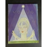 An original Art Deco Vogue magazine December 1927