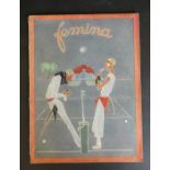 An original Art Deco Femina magazine August 1924