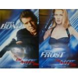 A window banner poster For James Bond 'Die Another Day' double sides measures 180x120cm,