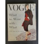 An original 1950s Vogue magazine October 1955