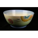 A Royal Staffordshire pottery Clarice Cliff bowl Of circular form,