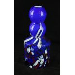 A contemporary Czech glass vase Designed by Jaroslav Matous, circa 1988,