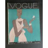 An original Art Deco Vogue magazine December 1931