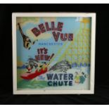 An original Belle Vue Manchester 'The Water Chute' Illuminated sign,