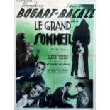'Le Grand Sommeil' (The Big Sleep) French Poster 23x32" (flat),