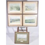 A set of five Lionel Edwards hunting prints To include "The Beaufort Hunt",