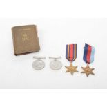 A World War II medal group Comprising 1939 - 45 Star, Burma Star,
