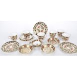 A collection of Royal Crown Derby Imari pattern items To include a set of six teacups,