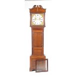 An early 19th Century oak and mahogany crossbanded eight day longcase clock by J Jones,