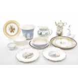 A collection of 19th/20th Century English porcelain and ceramic items To include a pair of Coalport
