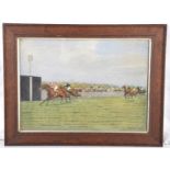 Issac Collin (British 19th/20th Century) "Jockey Club Stakes 1912" Watercolour, 26x36cm,