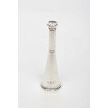 A Victorian Silver pepperette in the form of a hunting horn Of tapered form with perforated top,