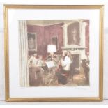A Bernard Dunstan limited edition coloured print Signed in pencil and numbered 122/200,