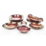 A collection of Carlton Ware" Rouge Royale" To include various dishes, serving trays, oval patters,