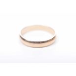 A Russian 14k rose gold band, weight approx. 3.