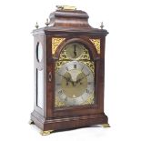 A Georgian mahogany cased bracket clock, Vulliamy,