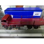 A Dinky Super Toys model of a Foden flat truck fitted in later box CONDITION REPORT: