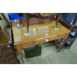 A late 19th/20th Century pine washstand, having single drawer.