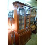 A good quality Victorian mahogany bookcase,