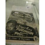 Randolf Turpin and Sugar Ray Robinson - their story and pictures by Frank Butler,