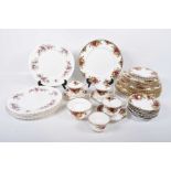 A collection of Royal Albert Old Country Rose tea wares To include ten saucers,
