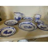 A quantity of Royal Doulton Norfolk pattern table wares, comprising two jugs and various plates,