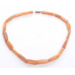 A string of amber style beads