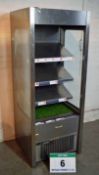 A FOSTER FMSLIM 700NG Stainless Steel Slimline Multi-0Deck Chiller Cabinet with Three Adjustable