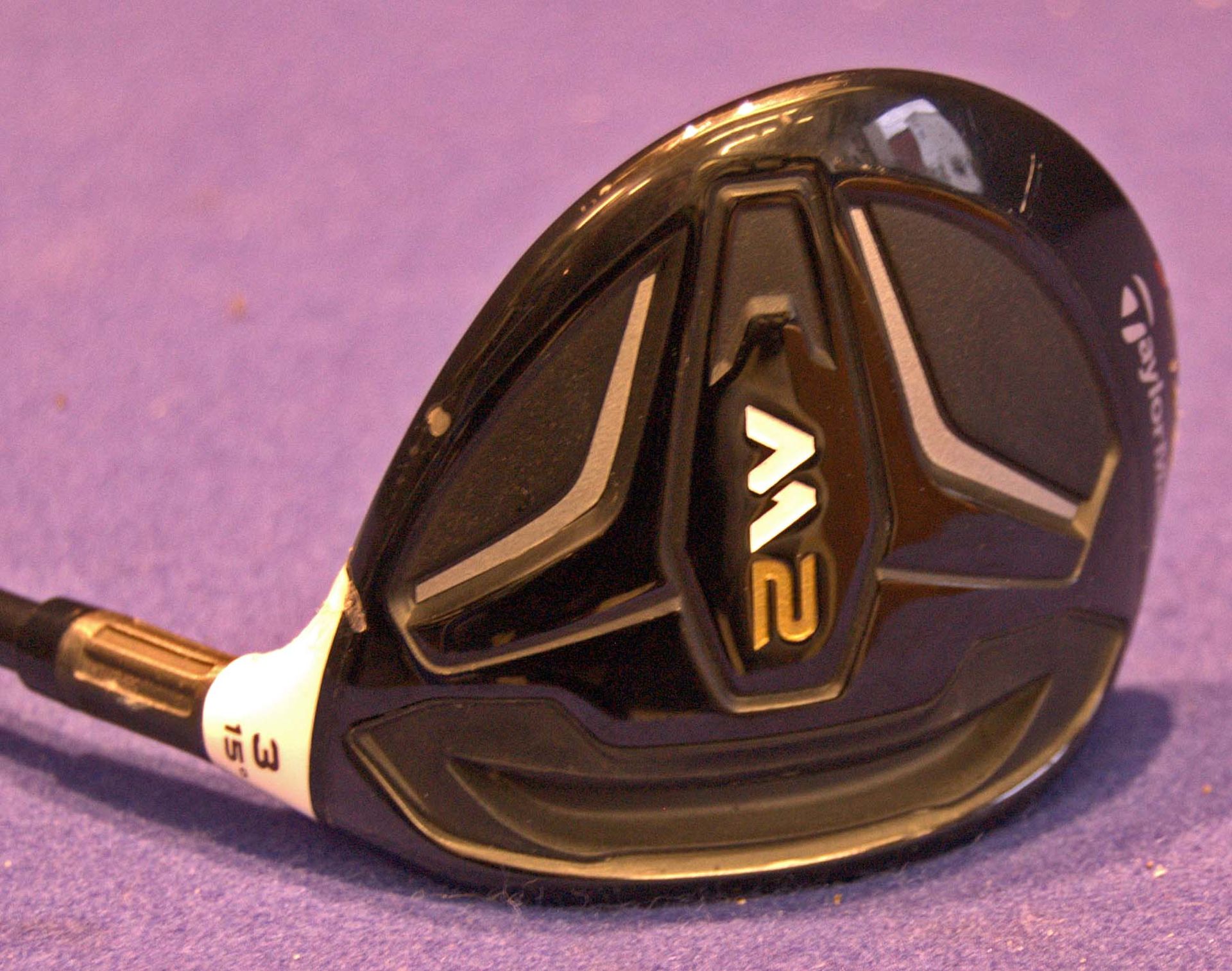 A TAYLORMADE M2 2016 3 15 Degree Fairway Wood on A TAYLORMADE M2 65 Flex-R 42 inch Shaft