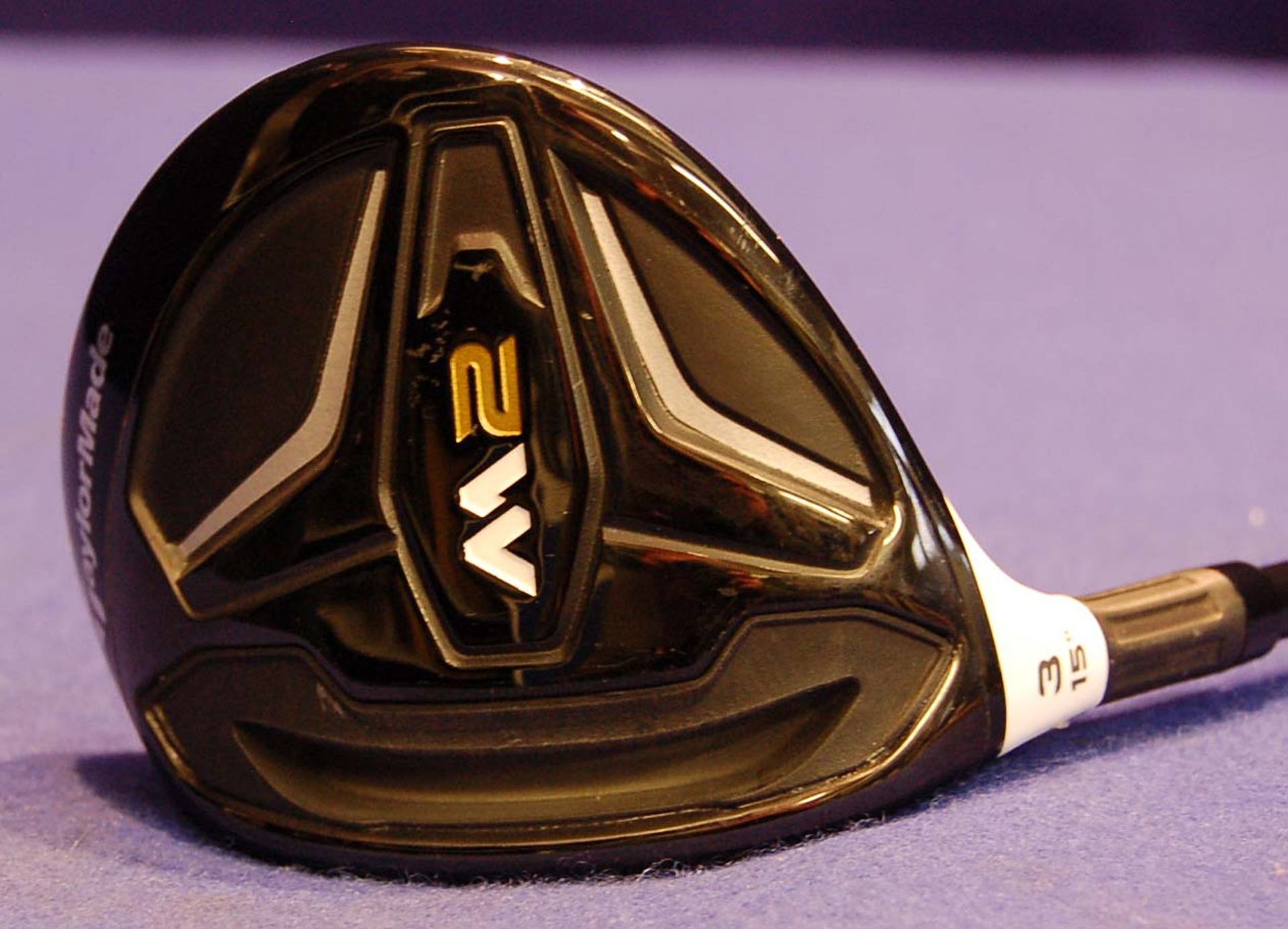 A TAYLORMADE M2 2016 3.15 Degree Left Handed Fairway Wood on A TAYLORMADE M2 65 Flex-R 41.5 inch