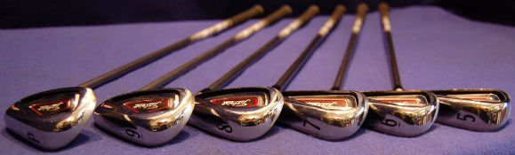 A Set of Six TITLEIST AP1 716 Right Handed Irons (5-PW) all on KUROKAGE MITSUBISHI RAYON Low Balance