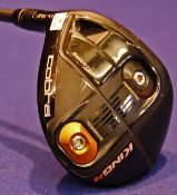 A COBRA KING F6 Adjustable (13-16 Degree) Left Handed Fairway Wood on A COBRA Tour Aldila ATX 75-3.