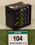 A Portable Distribution Cabinet 3ph - 1ph x 4 Outlets