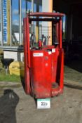 A LANSING BAGNALL Pedestrian Side Mount Reach Truck, Max Height 120 Inches, Max Lift: 2500lbs (Use