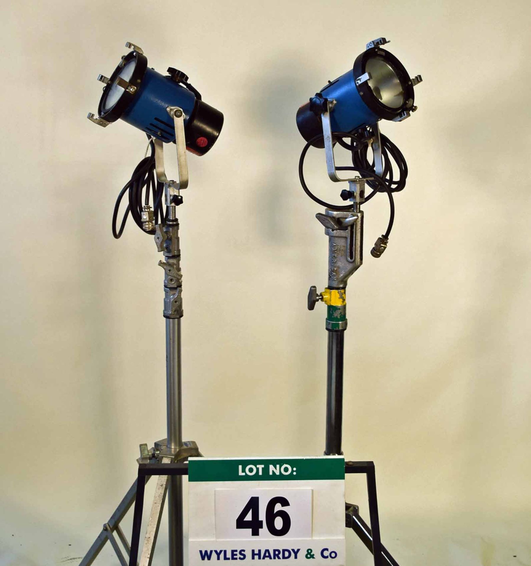 Two LTM Ambiarc 200 Lights with Ballast Power Supply