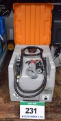 A CEMCO DT Mobile Easy 200 Litre Mobile Fuel Bowser with 12V Dispensing Pump, Hand Held Nozzle and