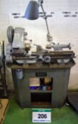 A MYFORD ML7-R SS & SC Gap Bed Centre Lathe with 3 Inch Swing 18 Inch Between Centres Adjustable