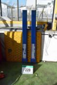 A Pair of 5ft Forklift Extension Forks, 4 Inch Internal, Width for Over Forks