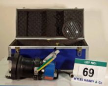 An LTM CINEPAR 1200W Light with Lens Kit Associated Leads and Bespoke Flight Case