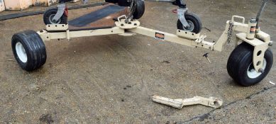 A MATTHEWS All Terrain Desert Dolly with Stow-Away Frame, Oversize Tyres & Towing Attachments (As