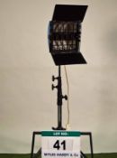 A BALANCROFT 1000W Light with Egg Box Diffuser and Gel Frame