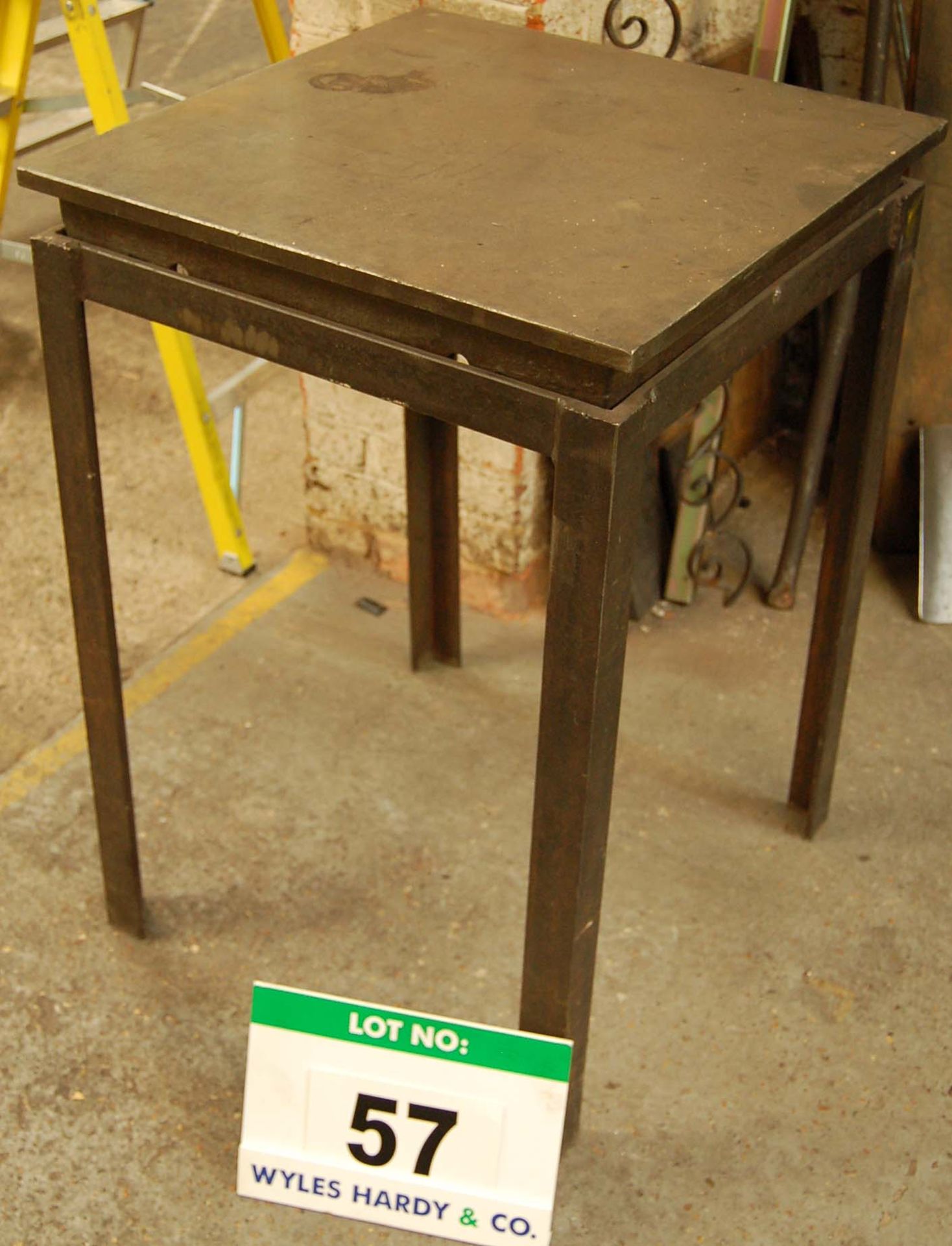 A 2ft x 2ft Heavy Steel Table